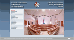 Desktop Screenshot of pfarrei-irlbach.de